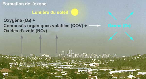 Formation de l'Ozone