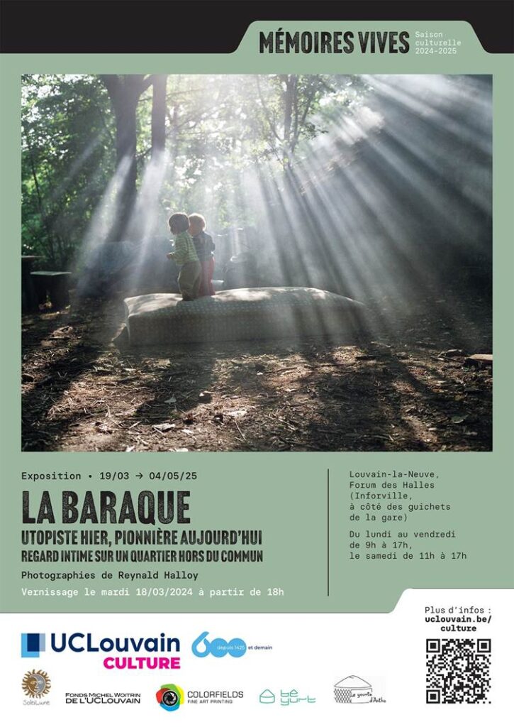 Image annonçant l'exposition La Baraque - Utopiste hier, pionnière aujourd'hui qui se tient du 19/03/25 au 04/05/25